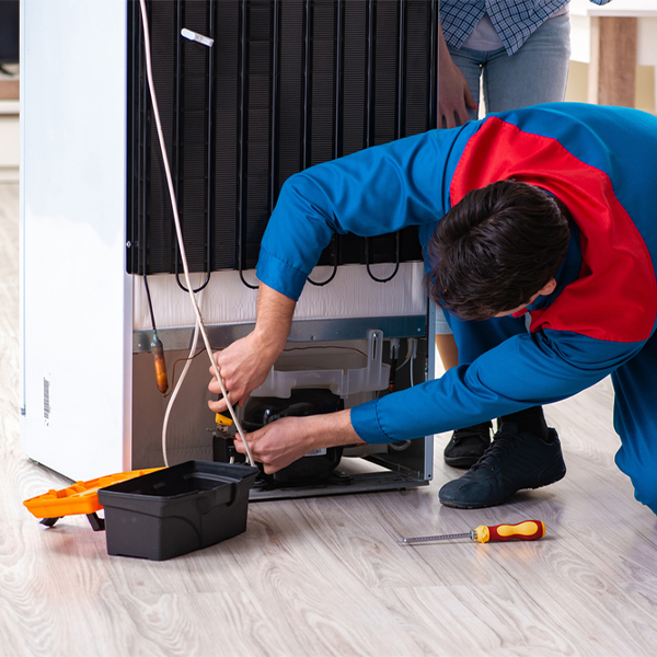 how much do you charge for refrigerator repair services in Sharon